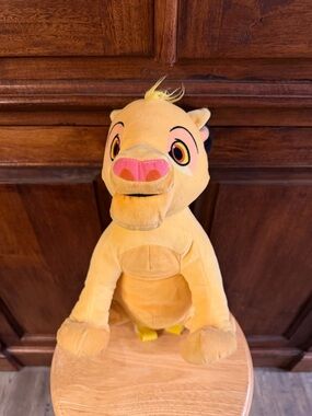 Disney Simba Plush Yellow Lion King Stuffed Backpack